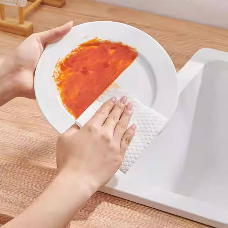 Mobie Heavy Duty Reusable Disposable Kitchen Cloths 100 Sheets E24156