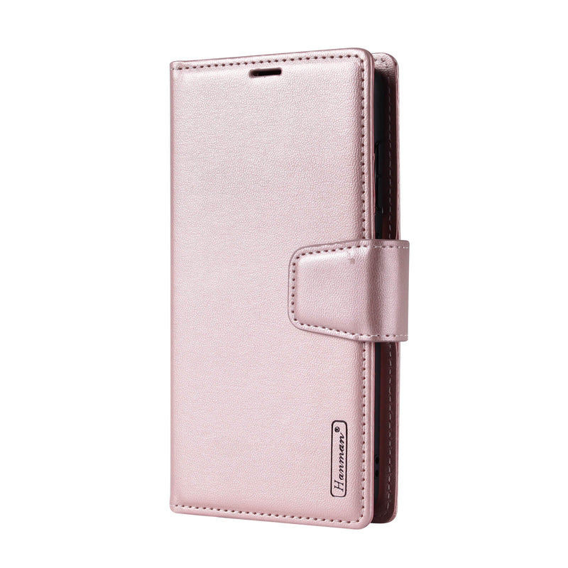 Samsung S20 Plus Luxury Hanman Leather 2-in-1 Wallet Flip Case With Magnet Back