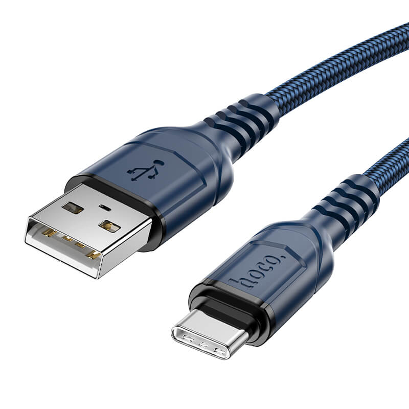 hoco. Nylon Braided Charging Cable USB to Type-C 2m 3A X59