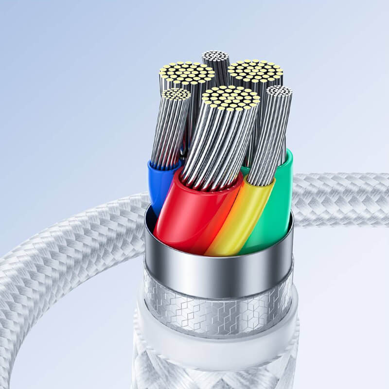 New Arrivals Joyroom Braided Charging Cable Type-C to Lightning 20W 25cm