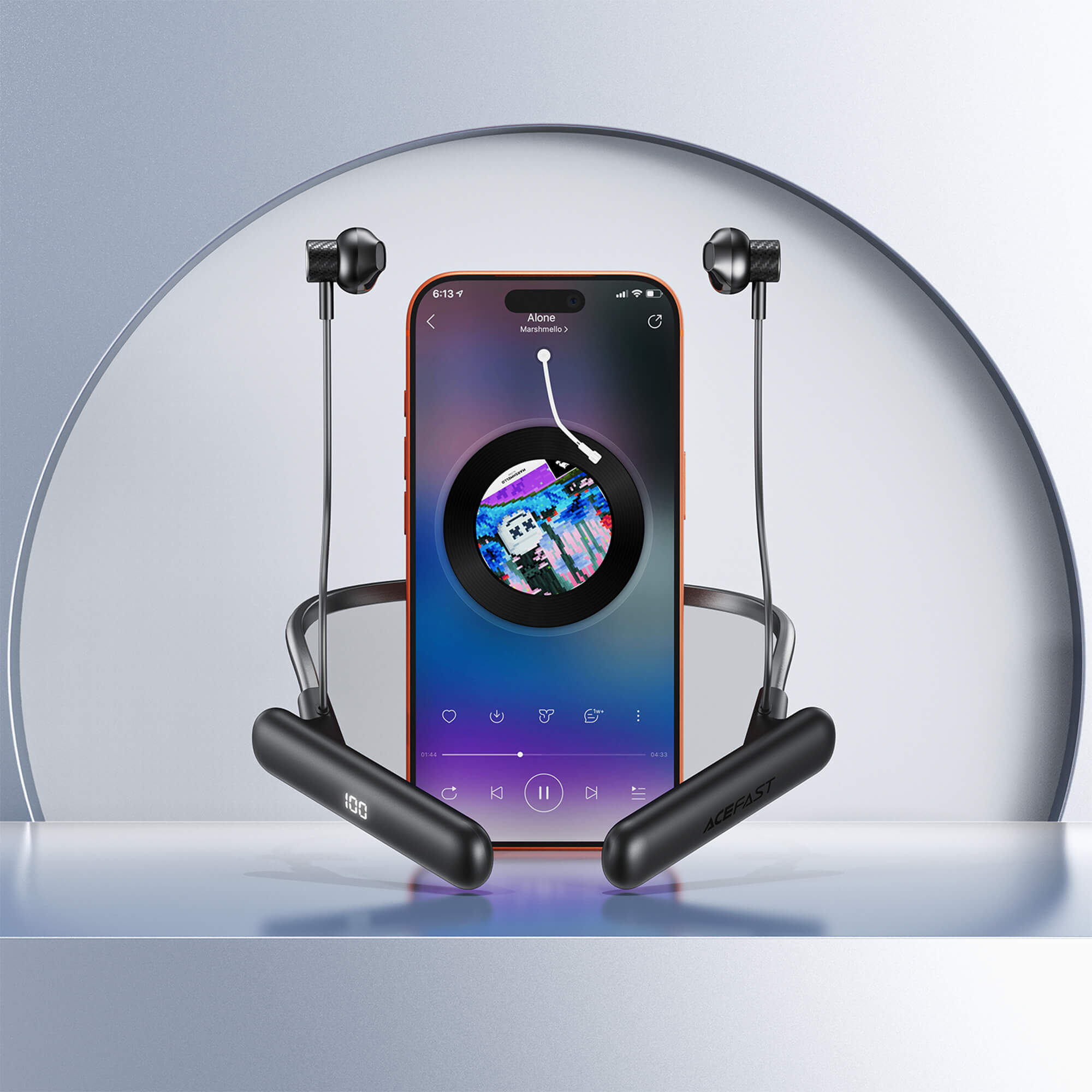 Acefast Low Latency Mode Bass Boost Neckband Bluetooth Headphones N8