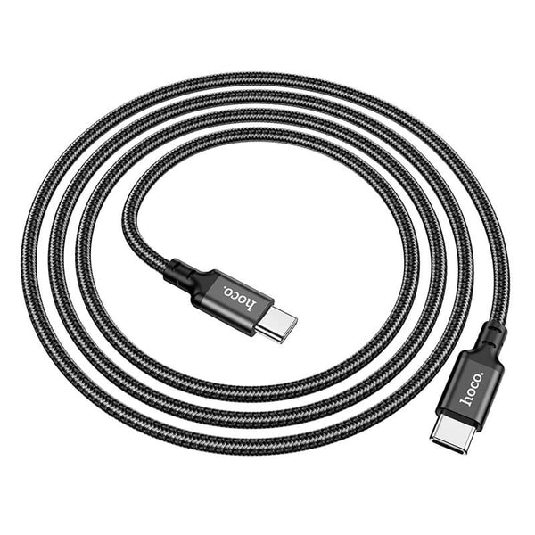 hoco. Double Speed 60W Charging Data Cable Type-C to Type-C 1m X14