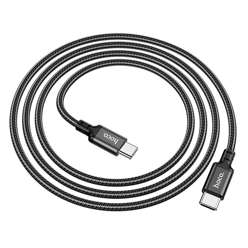 hoco. Double Speed 60W Charging Data Cable Type-C to Type-C 1m X14