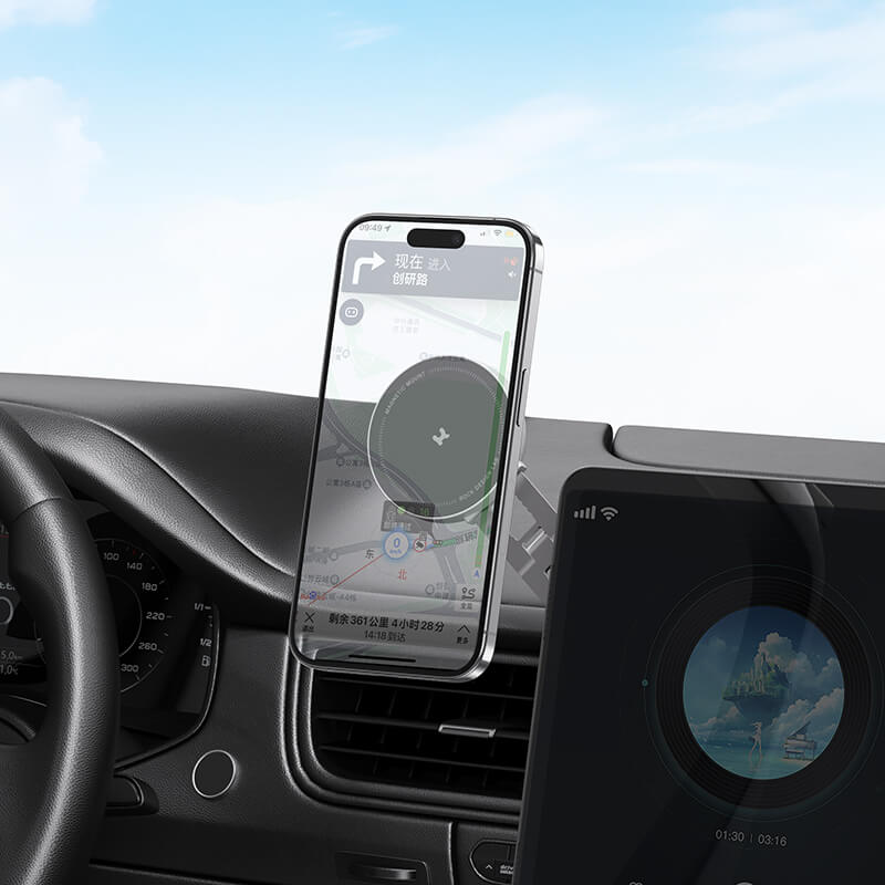 Rock Electric Suction Cup Strong Magnetic Phone Stand Q16