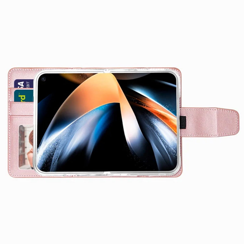Hanman Mill Series Leather Wallet Flip Case Compatible with iPhone Duo