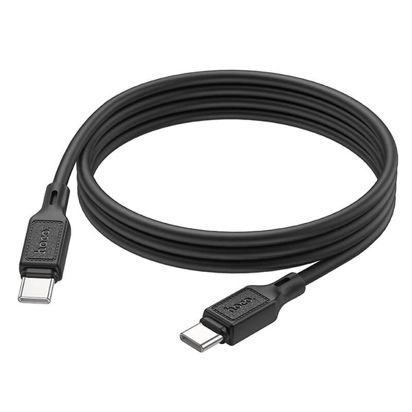 hoco. Cool 60W Silicone Charging Data Cable for Type-C to Type-C X90