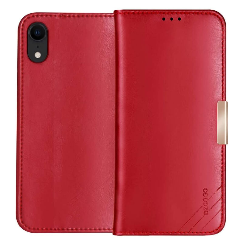 iPhone 12Pro Max DZGOGO Genuine Leather Wallet Case Cover