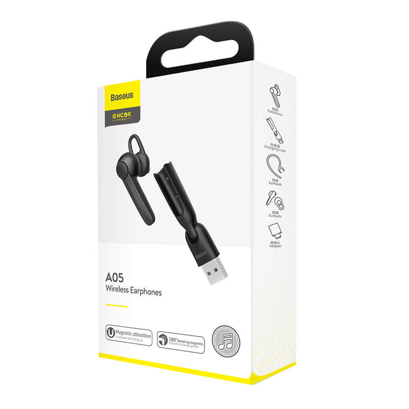 Baseus Encok Vehicle-mounted Wireless Earphones Black A05