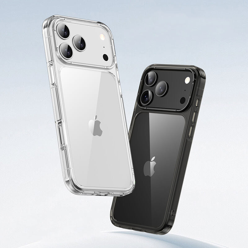 iPhone 17 Pro Max Aurora Series Crystal Transparent Phone Case
