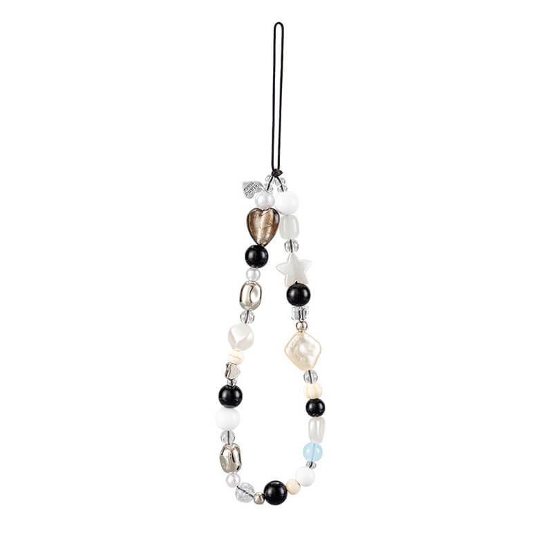 Mobie Pearl Bead Phone Chain Anti-Drop Wrist Lanyard Phone Accessory 19.5cm