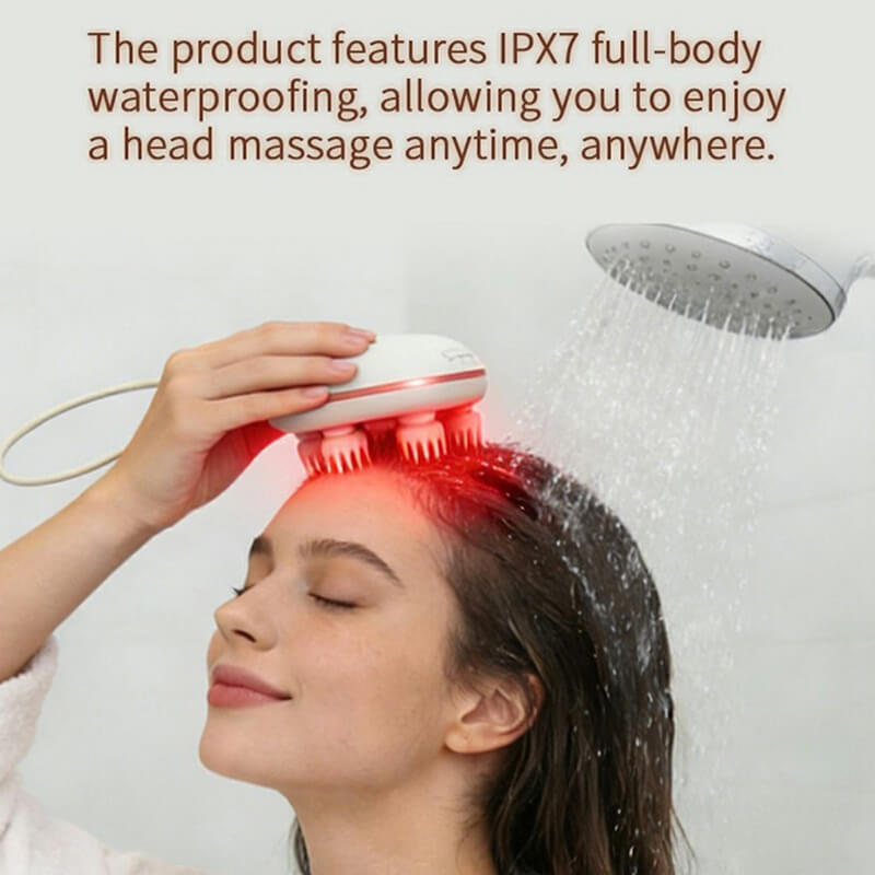 Mobie Heat Therapy and EMS Microcurrent Head Scalp Massager ST-705