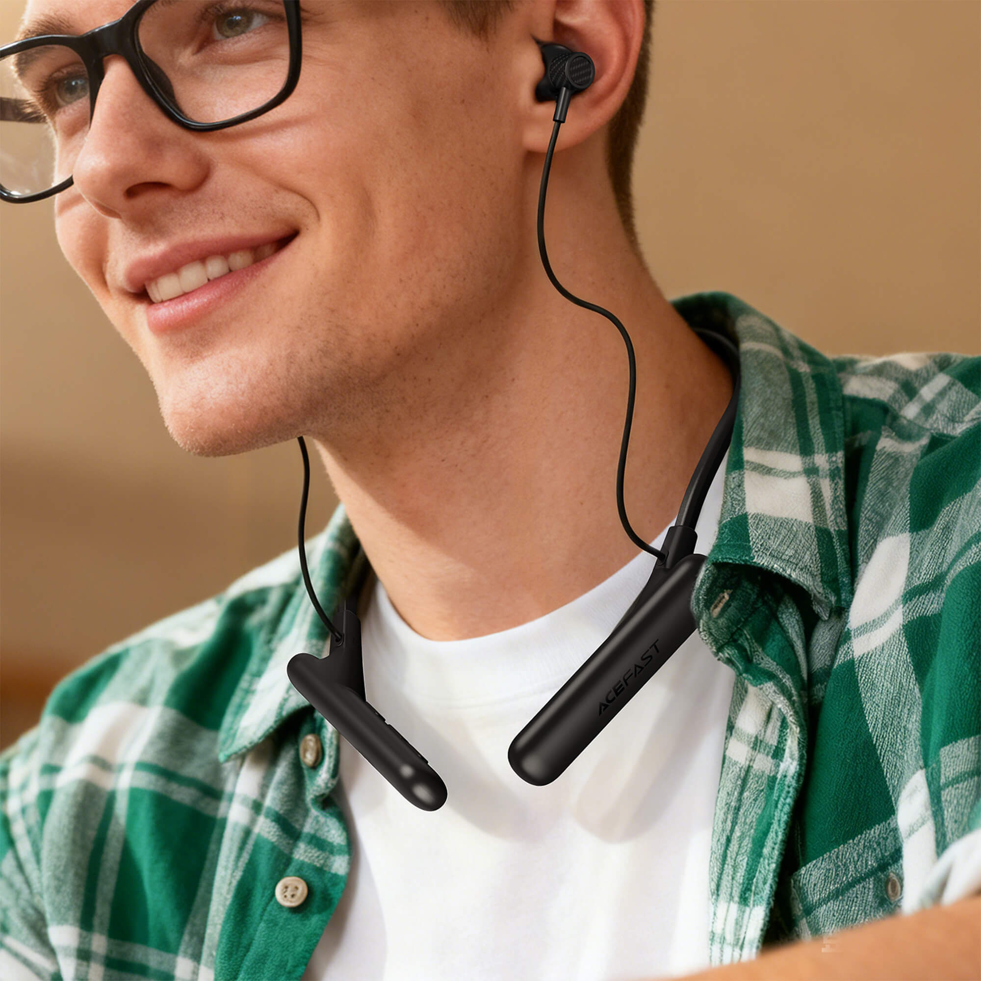 Acefast Low Latency Mode Bass Boost Neckband Bluetooth Headphones N8