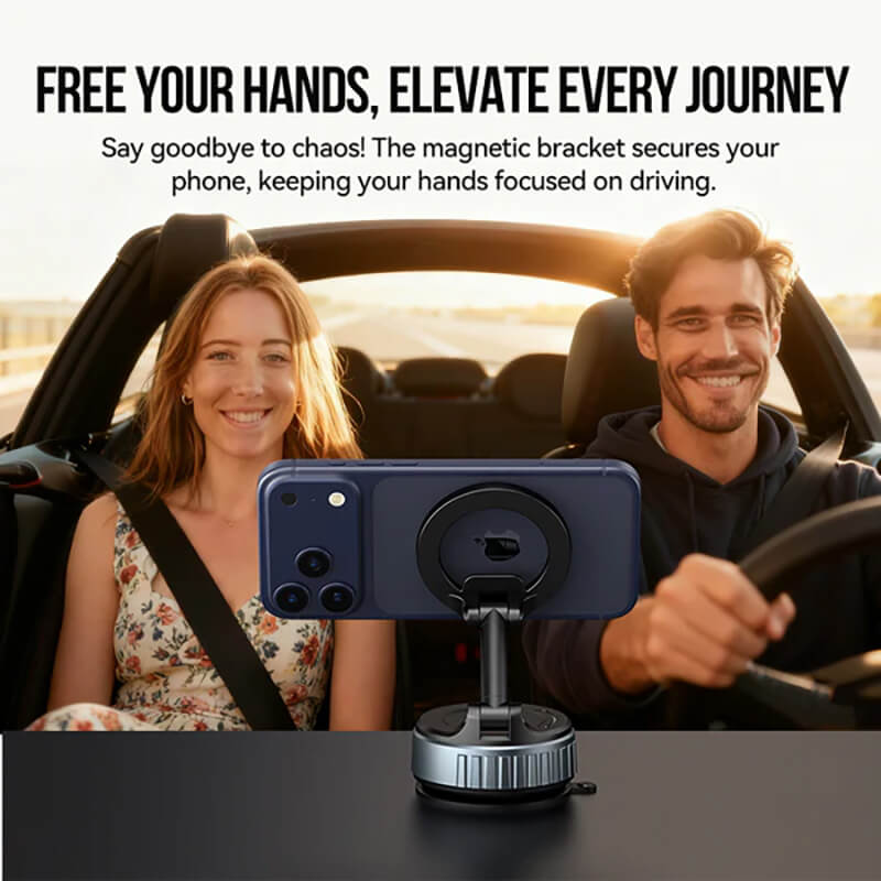 VFAN Vacuum Suction Magsafe Car Phone Holder H08