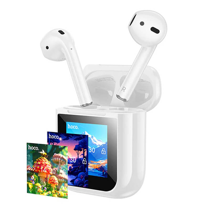 Hoco Wireless TWS Earbuds with LCD Touch Screen Case EW80