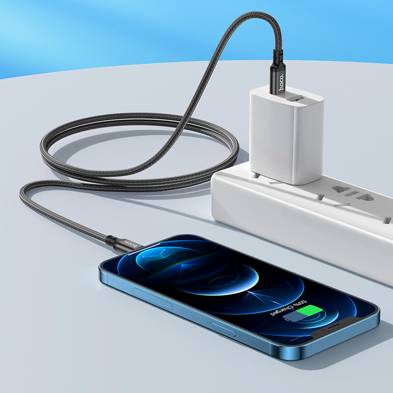 hoco PD 20W Super Fasr Charging Data Cable Type-C to IP 2m