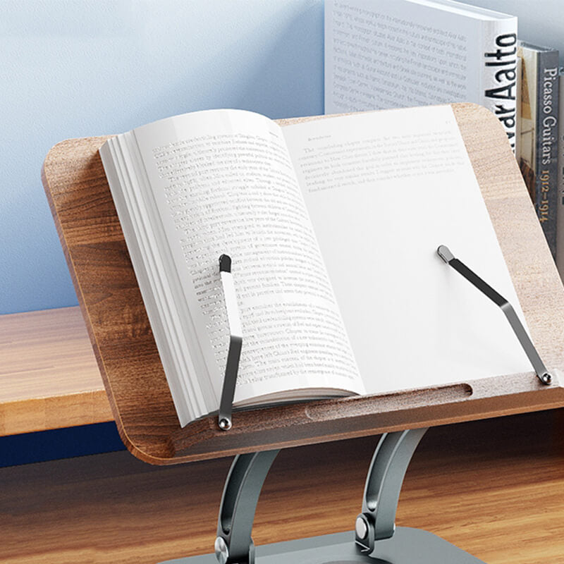 SAIJI R03 Ergonomic Wooden Reading Stand - 360° Rotatable Design
