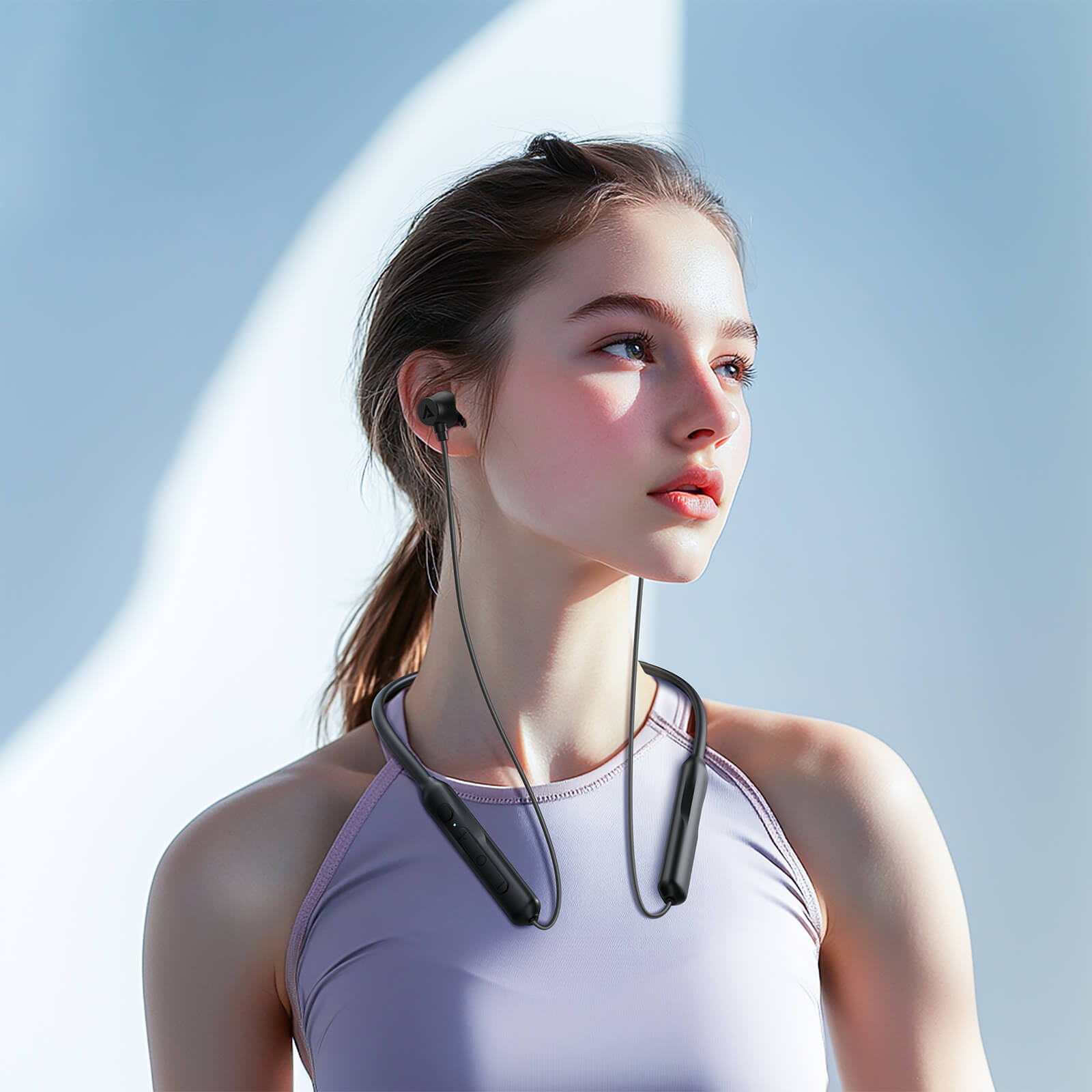 Acefast Active Noise Cancelling 60h Neck Hanging Bluetooth Earphones N3