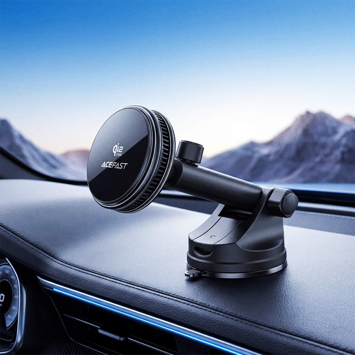 Acefast Qi2 25W Fast Wireless Charging Car Phone Holder D67