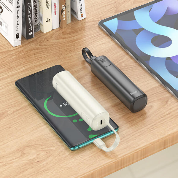 hoco. Energy-bar Power Bank With Type-C Cable 5000mAh J113