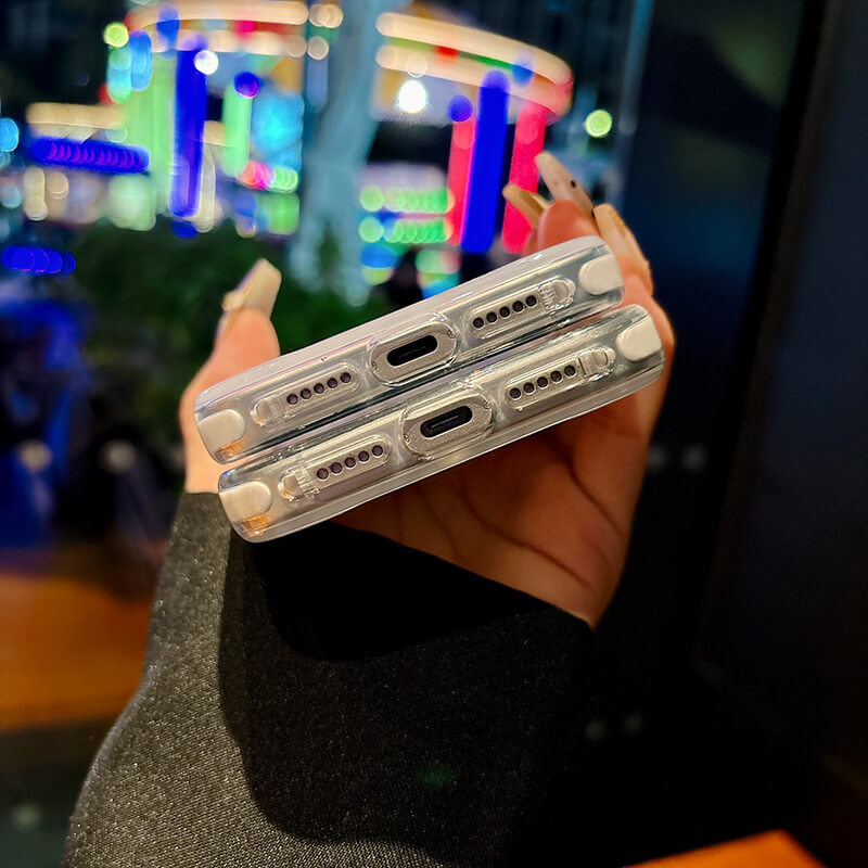 iPhone 17 Pro Corrugated Glitter Series Phone Case