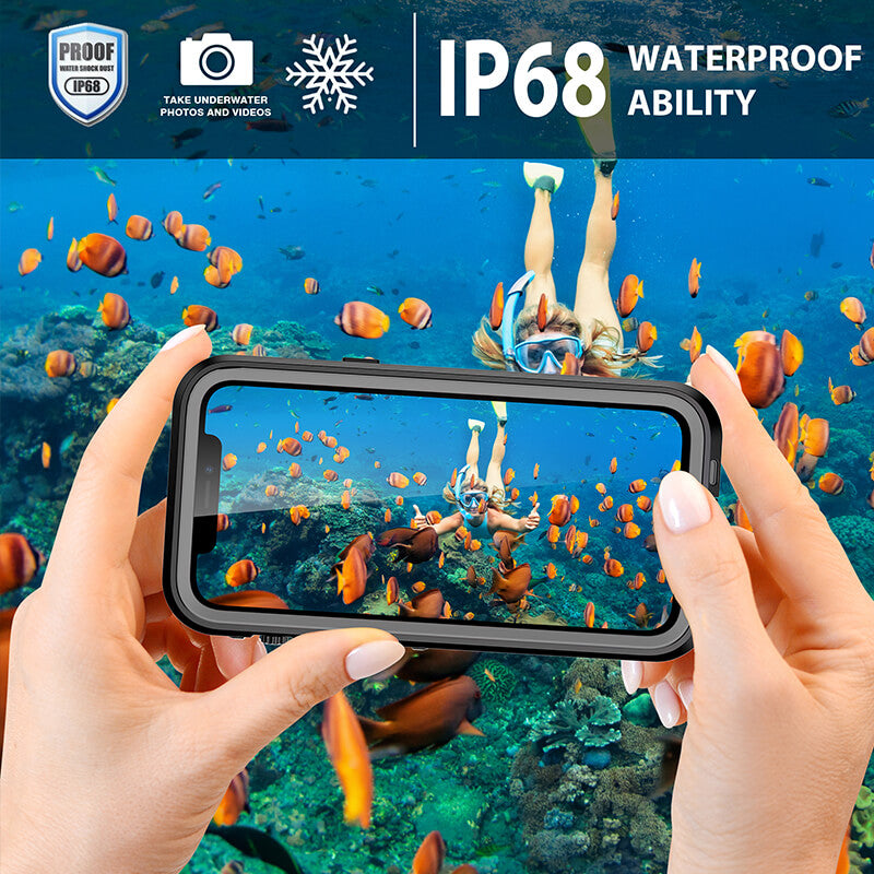 iPhone 13 Pro Max Redpepper IP68 Waterproof Shell Phone Case