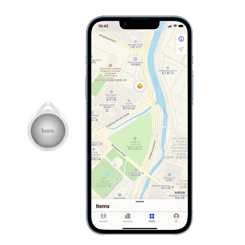 hoco. Water Droplet Shape Anti-lost Tracker for Apple D129 Plus