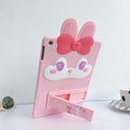 iPad 6Pro 9.7 Q Uncle Pink Bunny Silicone iPad Case