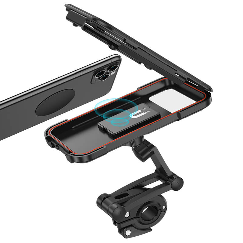 hoco Bicycle & Motorcycle Fully Enclosed Waterproof Mobile Phone Holder CA101