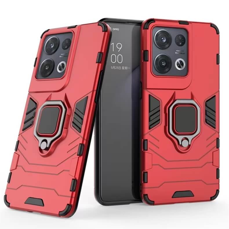 Samsung Galaxy A01 2020 Armor Double Layer Ring Magnetic Kickstand Case