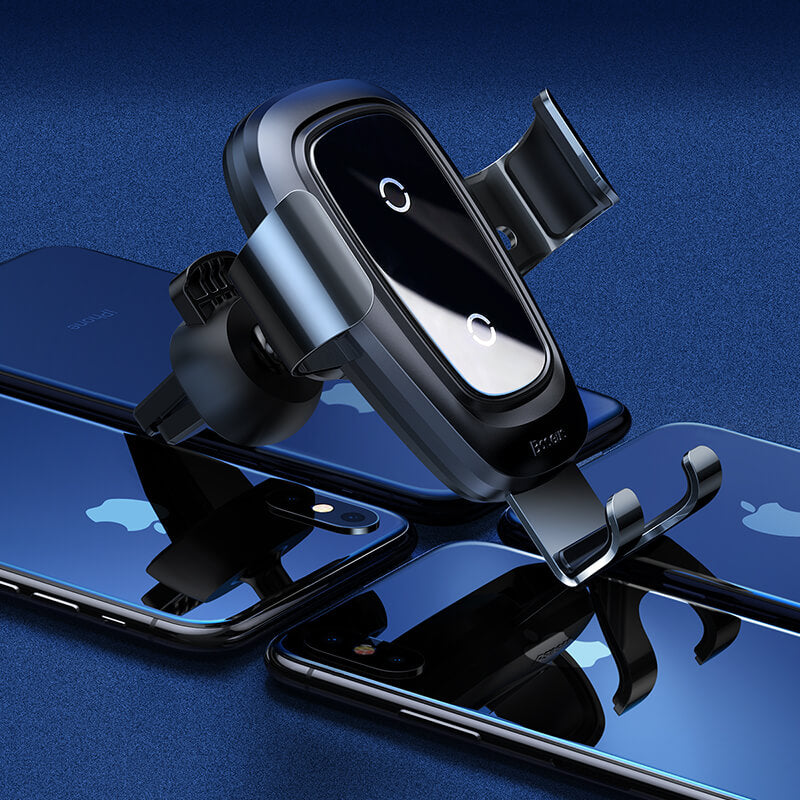 Baseus Metal Wireless Charger Gravity Car Mount 10W WXYL-B0A