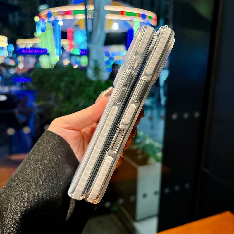 iPhone 17 Pro Corrugated Glitter Series Phone Case