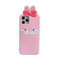 iPhone 13Pro Q Uncle Cute Bunny Silicone Phone Case