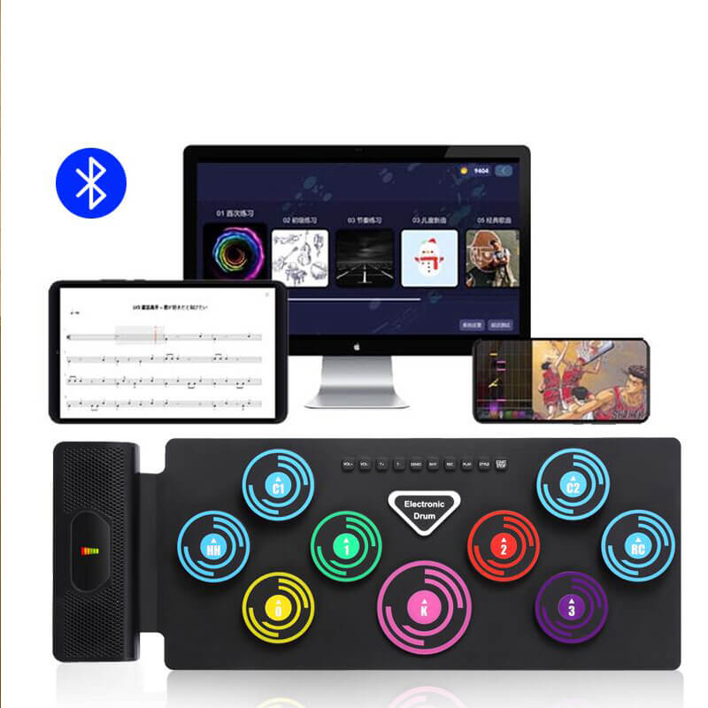 New Arrivals Mobie Portable Electronic Drum Pads with App Learning & Fun