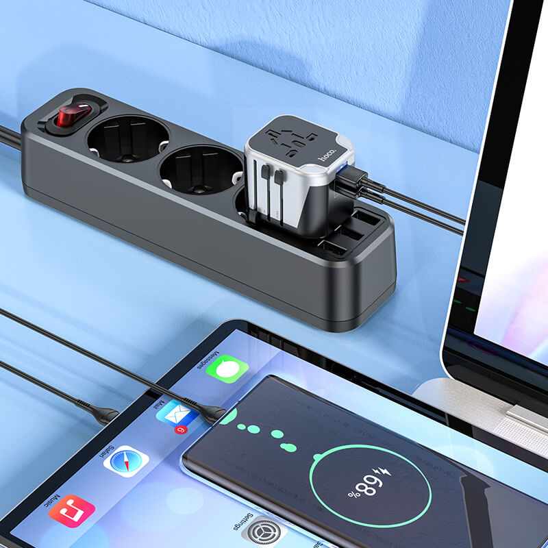 Mobie International All in One Universal Travel Adapter AC5 Not for Use in NZ