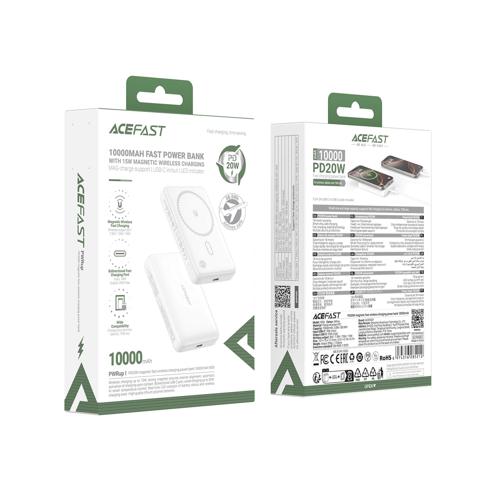 Mobie PD 20W Magnetic Wireless Power Bank 10000mAh M26