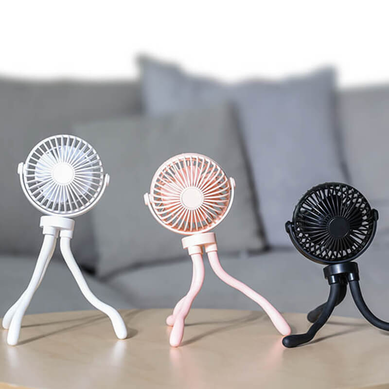 Mobie Multifunctional 360° Adjustment Octopus Leg Portable Fan T8