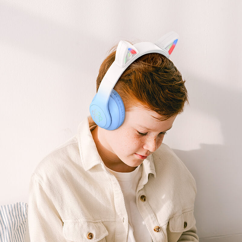 hoco. Ergonomic Cat Ear Bluetooth Headset with LED Light W42