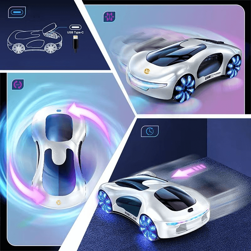 Mobie Remote Control Car with Dual Spray Function and Cool LED Light Show YL33001