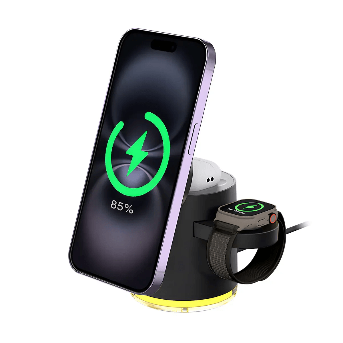 Mobie 4 in 1 Wireless Charging Station for Samsung Apple Watch C16