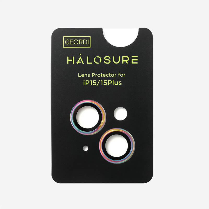 Suitable for iPhone Series Halosure Multicolor Tempered Glass Individual Camera Lens Protector