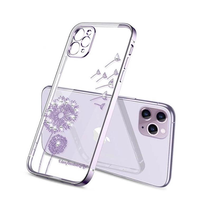 iPhone 7P/8P Goddess Glamour Dandelion Electroplating TPU Phone Case