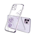 iPhone 12 Pro Goddess Glamour Dandelion Electroplating TPU Phone Case