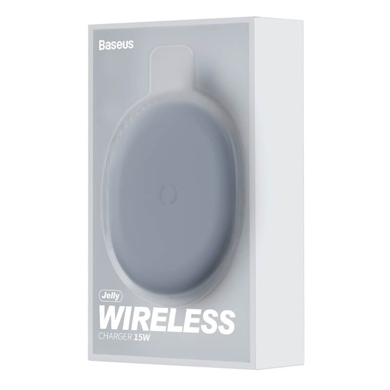 Baseus Translucent Jelly 15W Qi Wireless Fast Charger WXGD