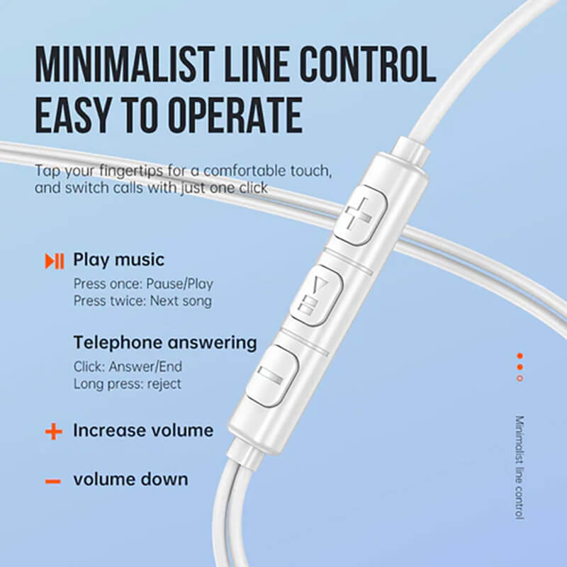 VFAN High Fidelity Wired Earphone with Lightning Plug M21