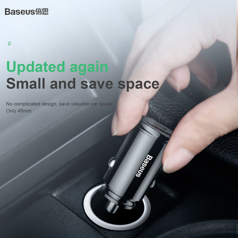 Baseus QC3.0 Fast Car Charger Charger U+C PD 30W C16C1