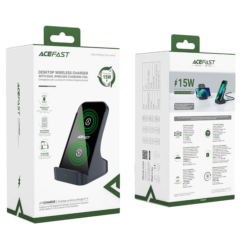 Acefast Desktop Phone Holder Fast Wireless Charger E14