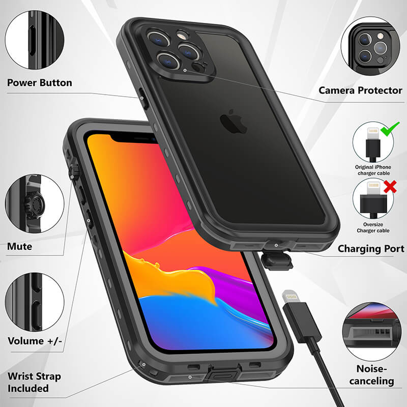 iPhone 11 Pro Max Redpepper IP68 Waterproof Anti-Fall 2M Submersion Ultimate Protection Case
