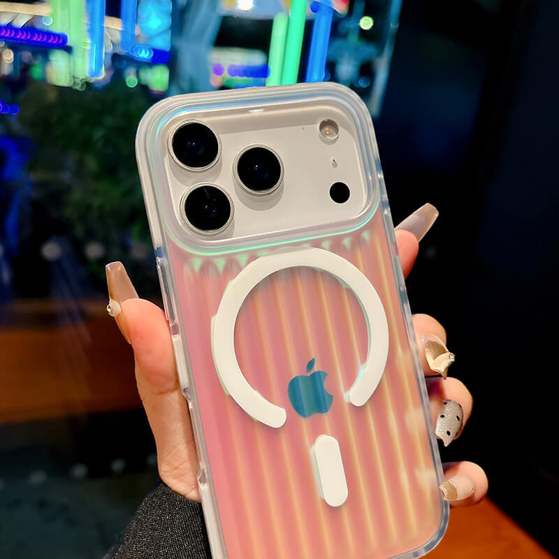 iPhone 17 Pro Max Corrugated Glitter Series Phone Case