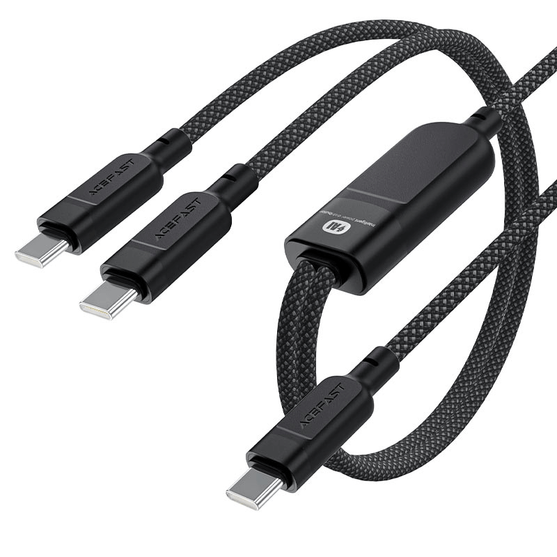 Acefast 2 in 1 100W Type-C Fast Charging Data Cable C5-11