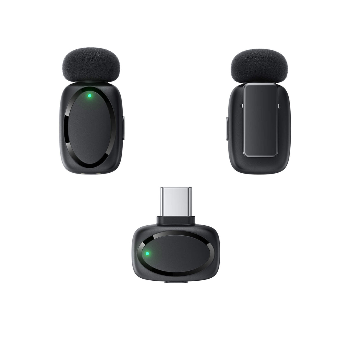 Acefast 360 Degree Pickup Deep Noise Reduction Wireless Lavalier Microphone R2